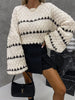 Women's Sweater - Stylish Puffer Sleeves for Cozy Comfort