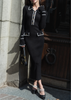 Variant image for Beatrix White Maxi Dress - Flattering Ribbed Style for Every Occasion-4