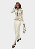 Beatrix White Maxi Dress - Flattering Ribbed Style for Every Occasion