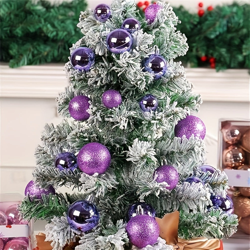 Christmas Baubles Ornaments Set Classic Hanging Holiday Tree Decor