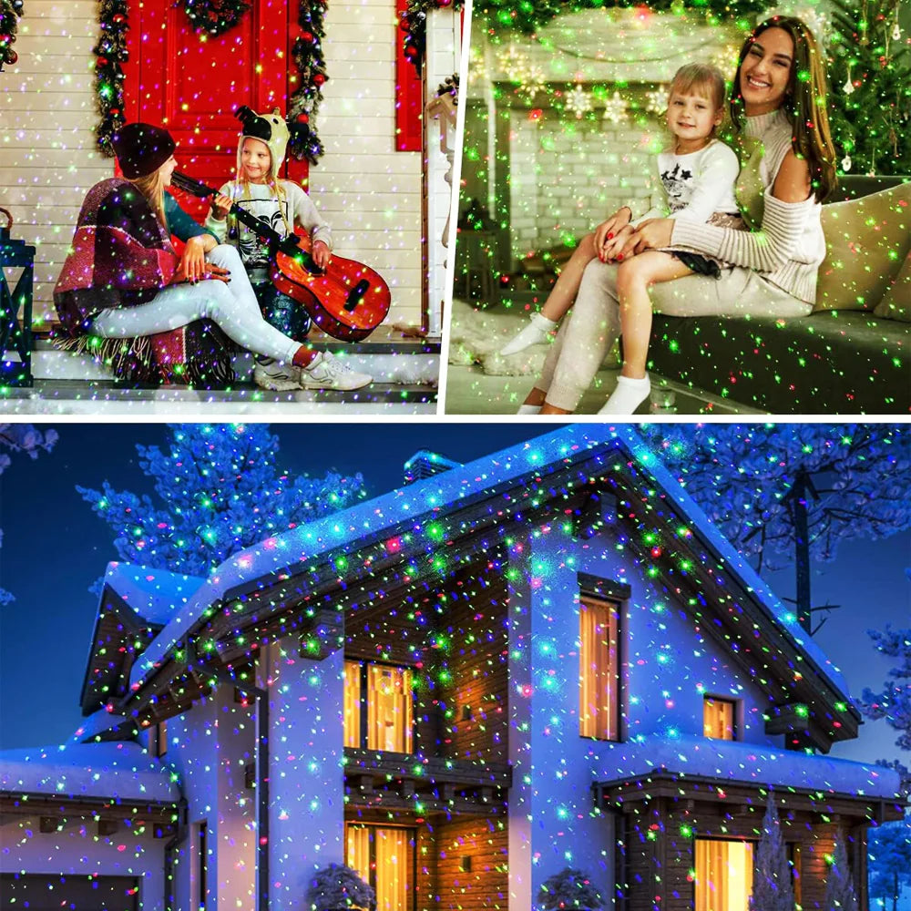 Christmas Light Projector Outdoor Waterproof Laser Display