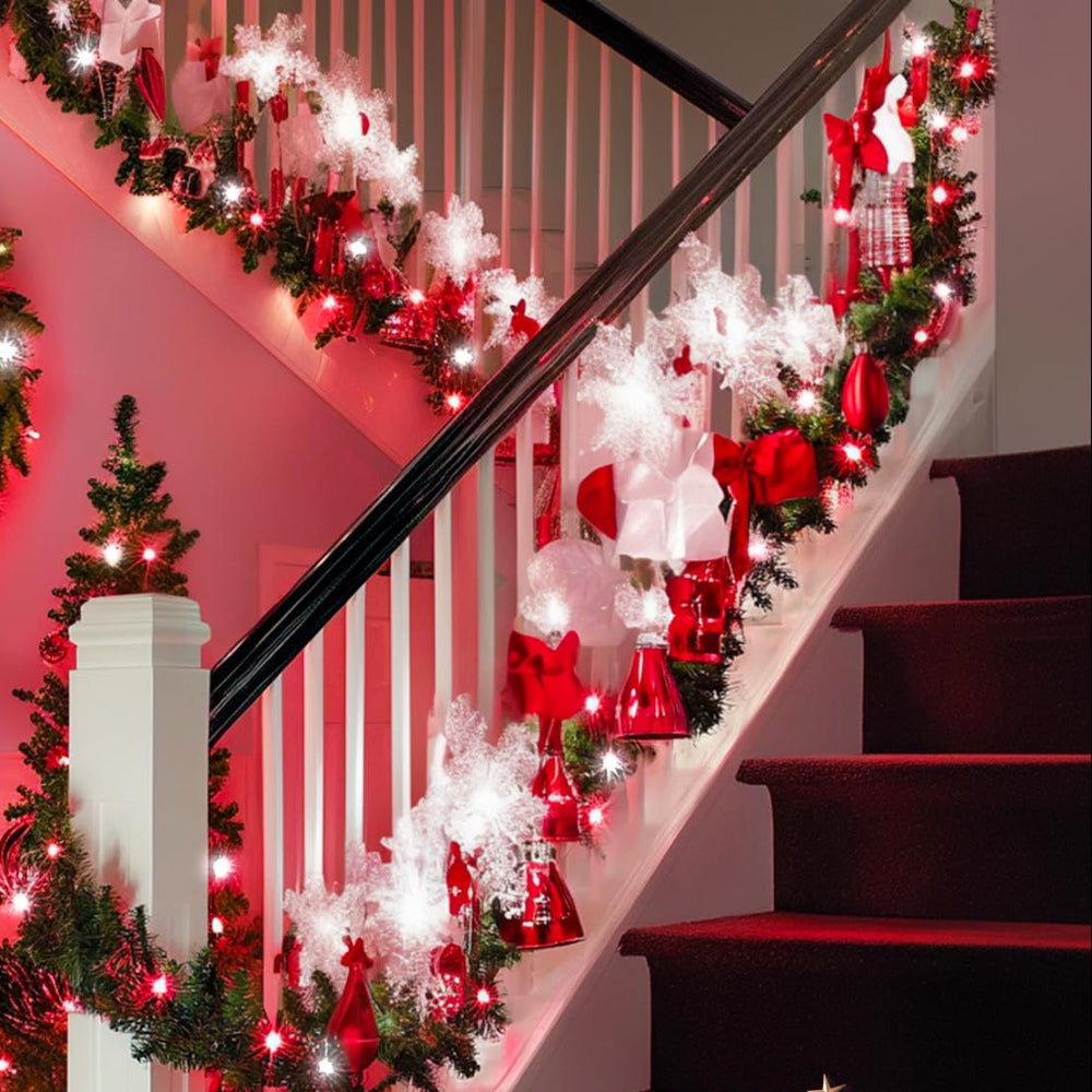 Christmas Light String Lights Battery Operated Waterproof Indoor Outdoor