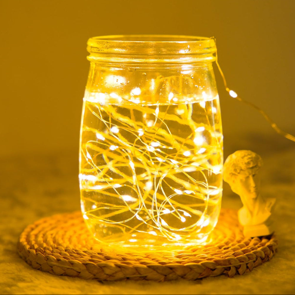 Christmas Light String Lights Battery Operated Waterproof Indoor Outdoor