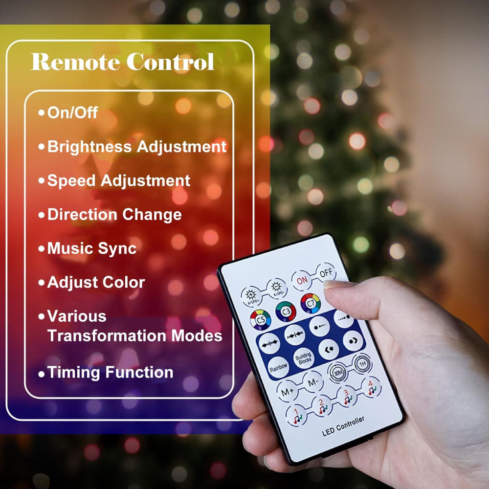 Christmas Lights LED Tree Outdoor Smart Control Decoration