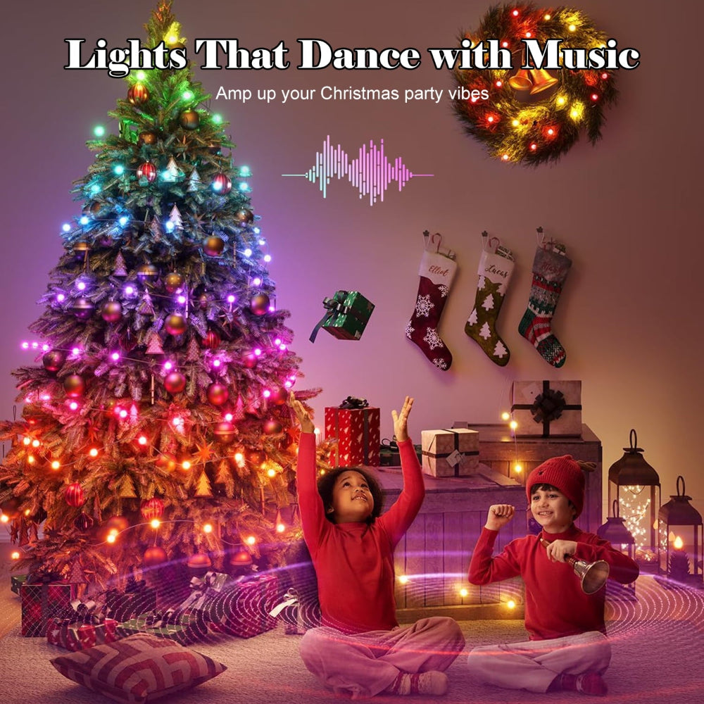 Christmas Lights LED Tree Outdoor Smart Control Decoration