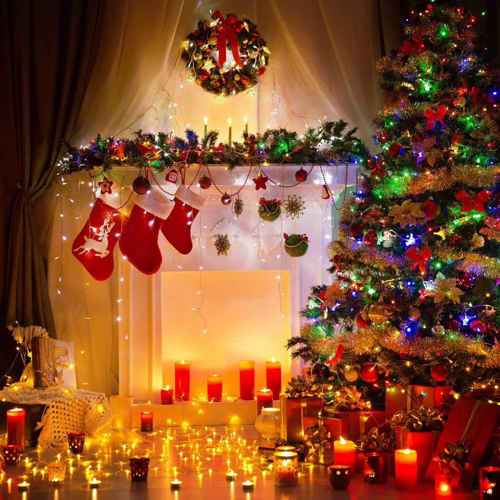 Christmas Lights String Lights Indoor Outdoor Connectable Mini Set