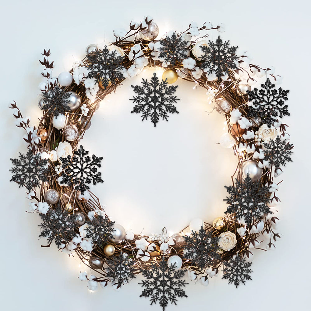 Christmas Ornaments Christmas Tree Snowflake Set Winter Decor