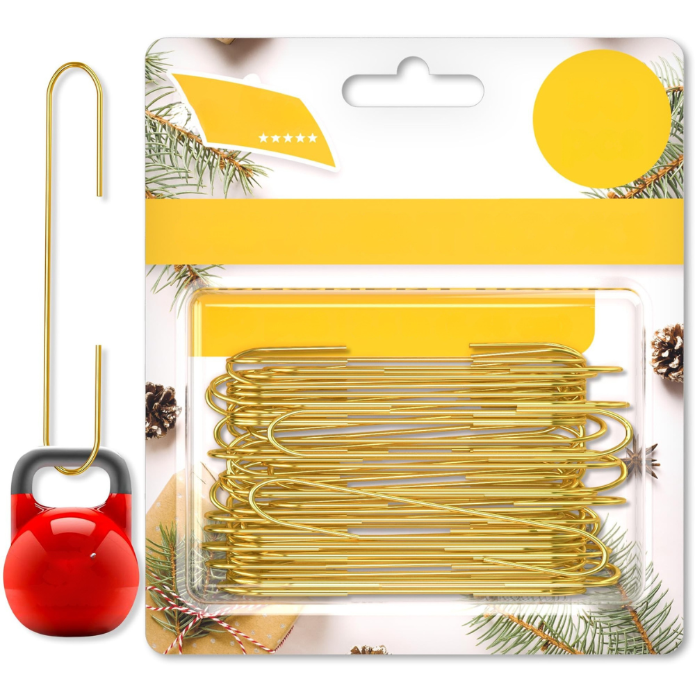 Christmas Ornaments Hooks Metal Strong Hanging Holiday Decoration Set