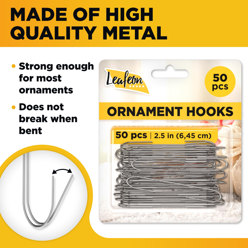 Christmas Ornaments Hooks Metal Strong Hanging Holiday Decoration Set
