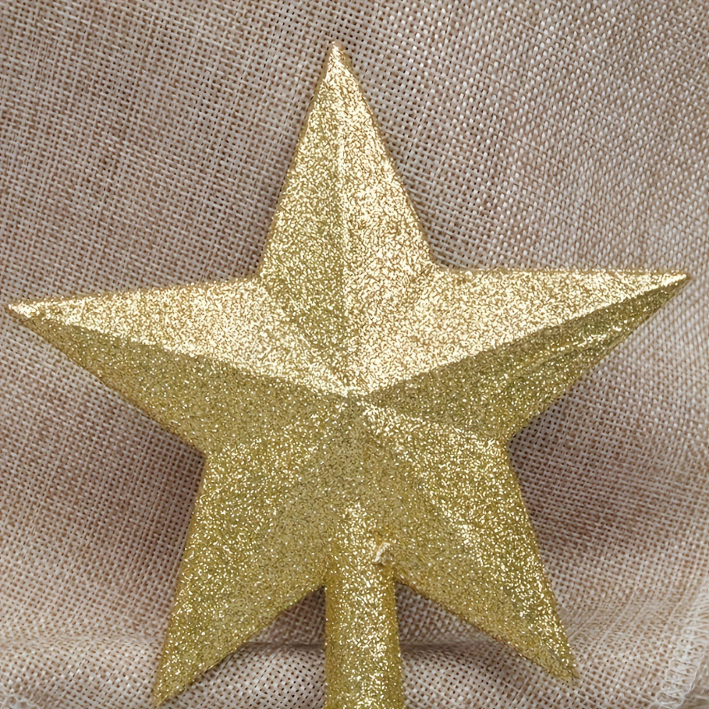 Christmas Tree Topper Star Glitter Holiday Decor