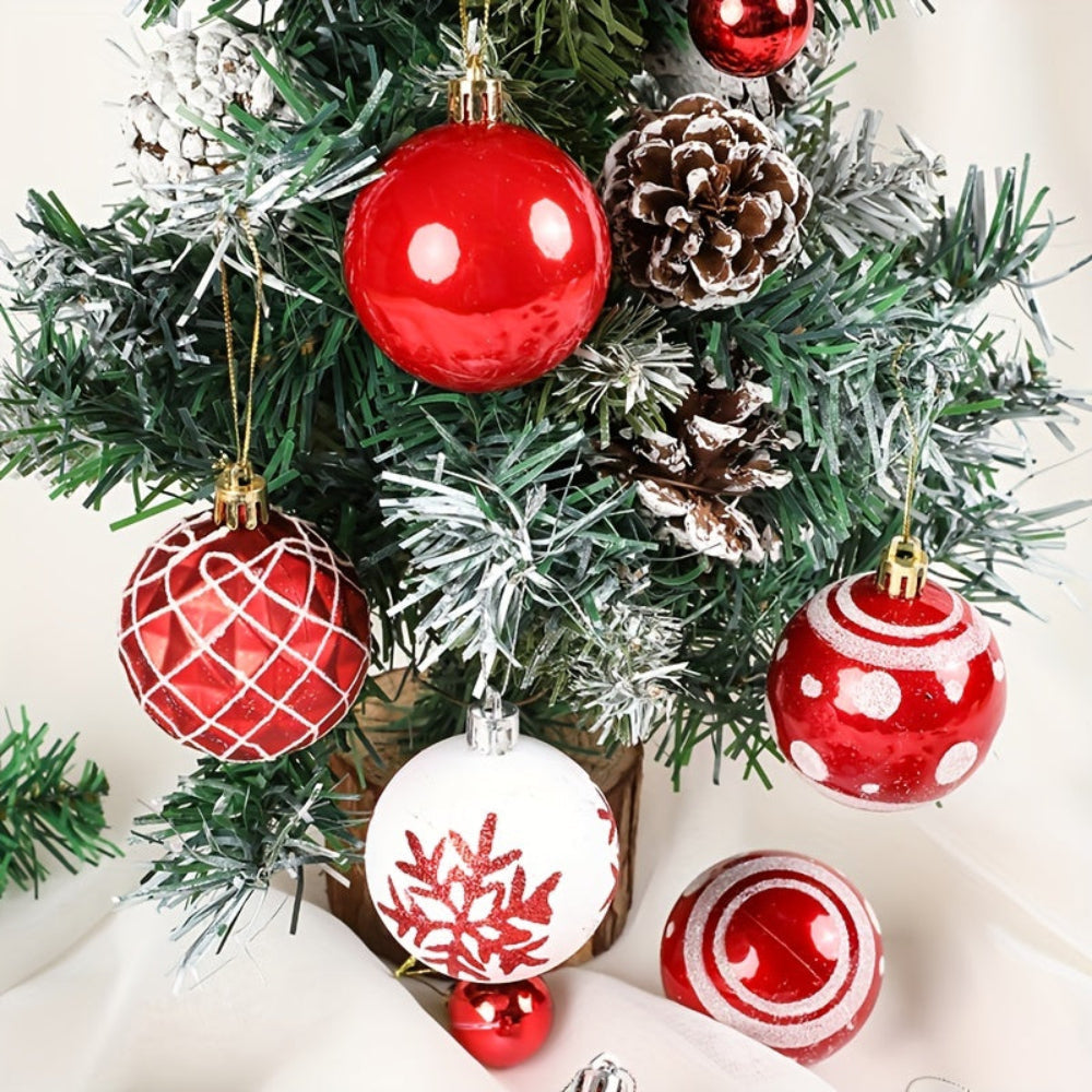 Christmas Ornaments Set Classic Tree Hanging Decorative Balls