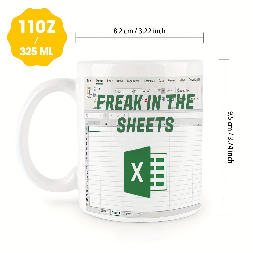 Funny Ceramic Coffee Mug for Office Gift Coworker