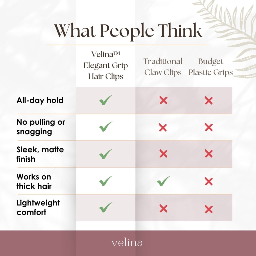 Velina™ - Set of 4 Flat Comfort Clips