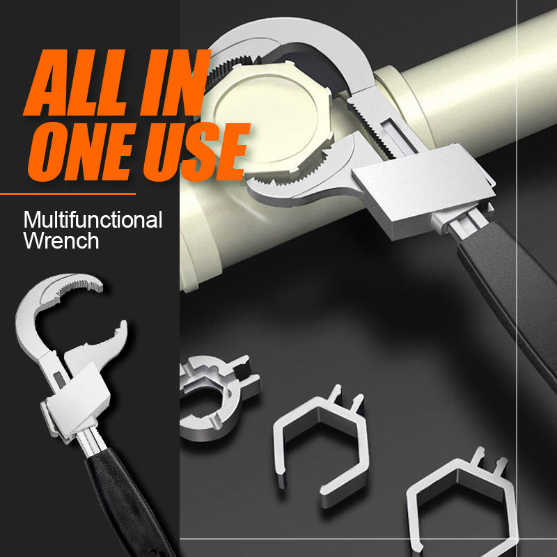 UniWrench™ | Universal Double Ended Wrench (+3 FREE Attachments)