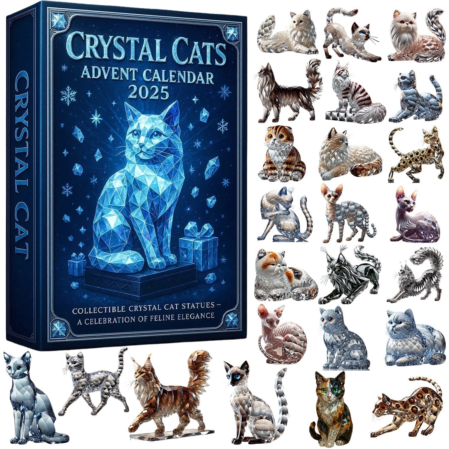 Crystal Cats Advent Calendar - 2025