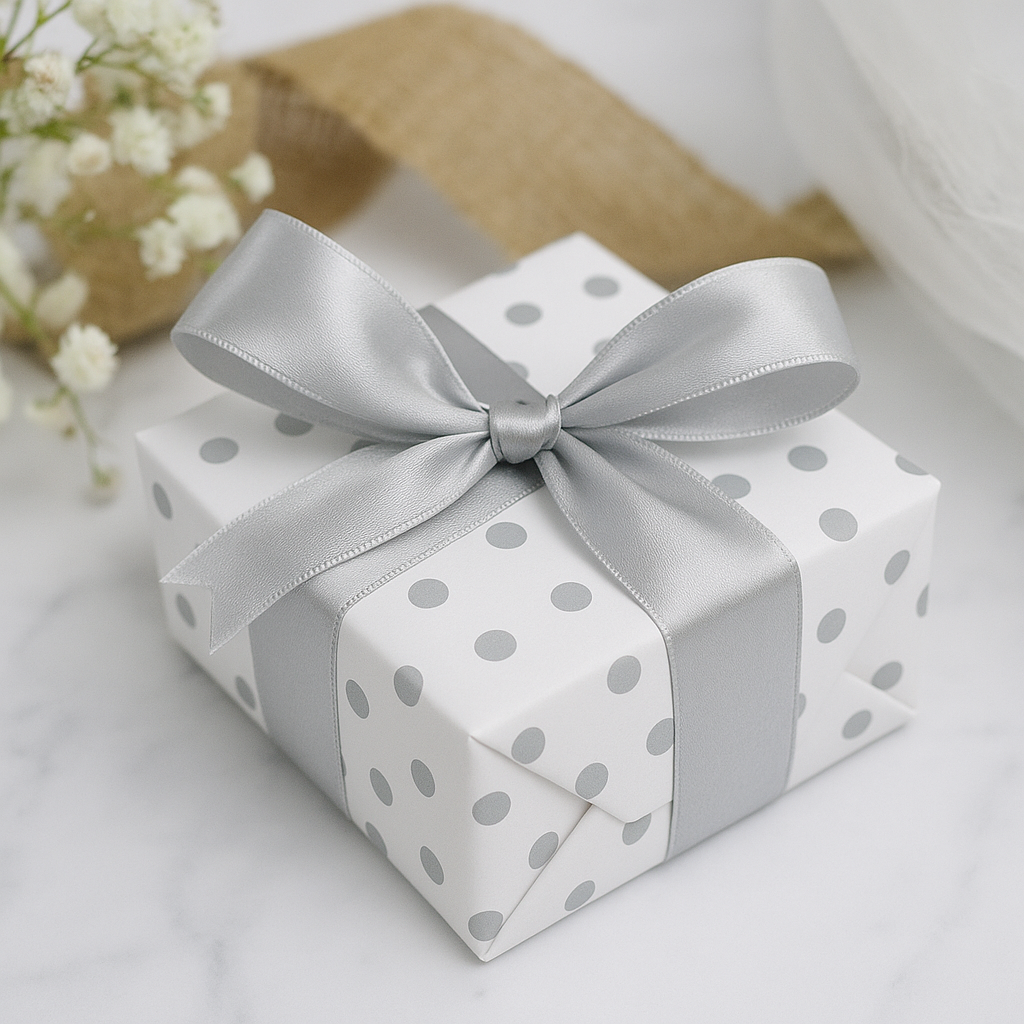 Gift Wrap Set Festive Paper & Ribbon