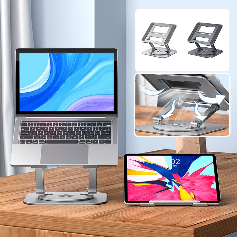 Holder 360° Stand - Rotating Aluminum Laptop Tablet Stand