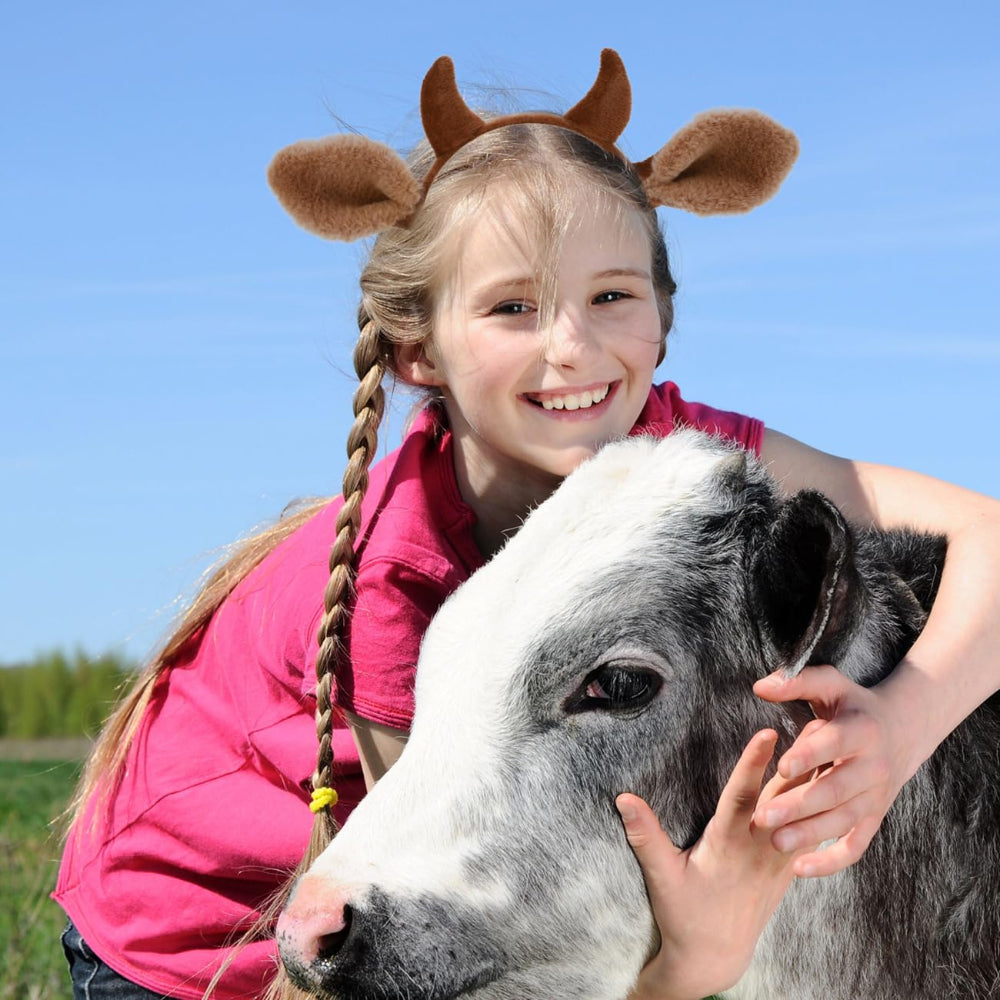 Fluffy Christmas Headband Animal Costume Accessory Party Wear