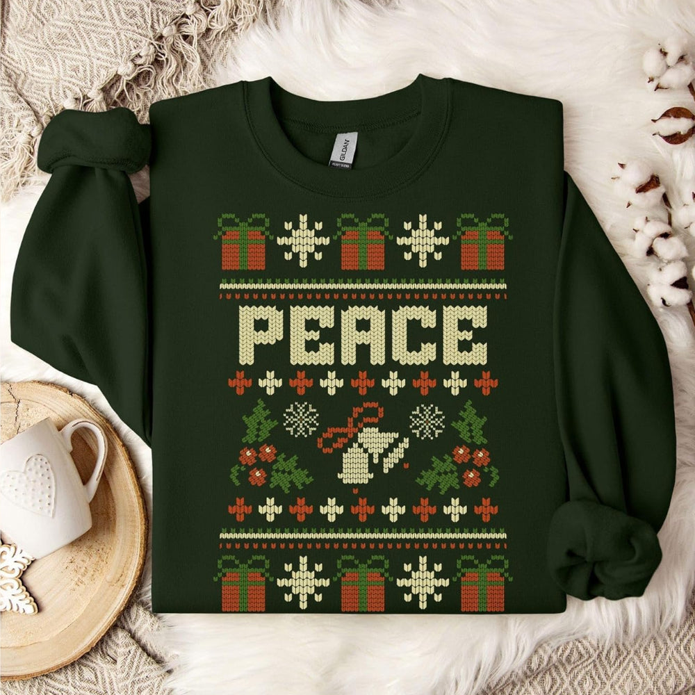 Funny Couples Christmas Sweatshirts - Matching Holiday Knit