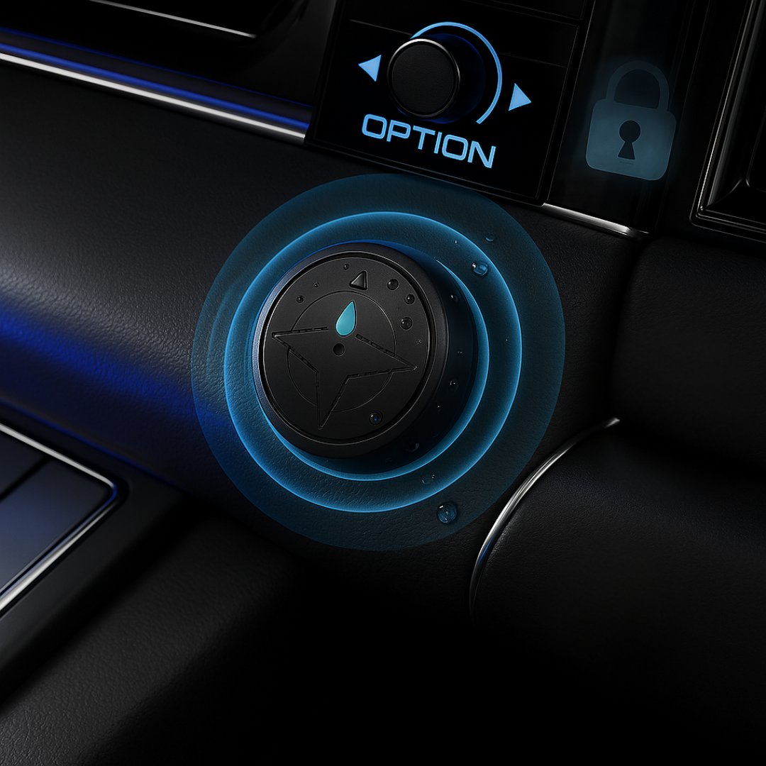 GPS Vehicle Tracker with Magnetic Mount | Real-time Monitoring, Waterproof, Compact Design