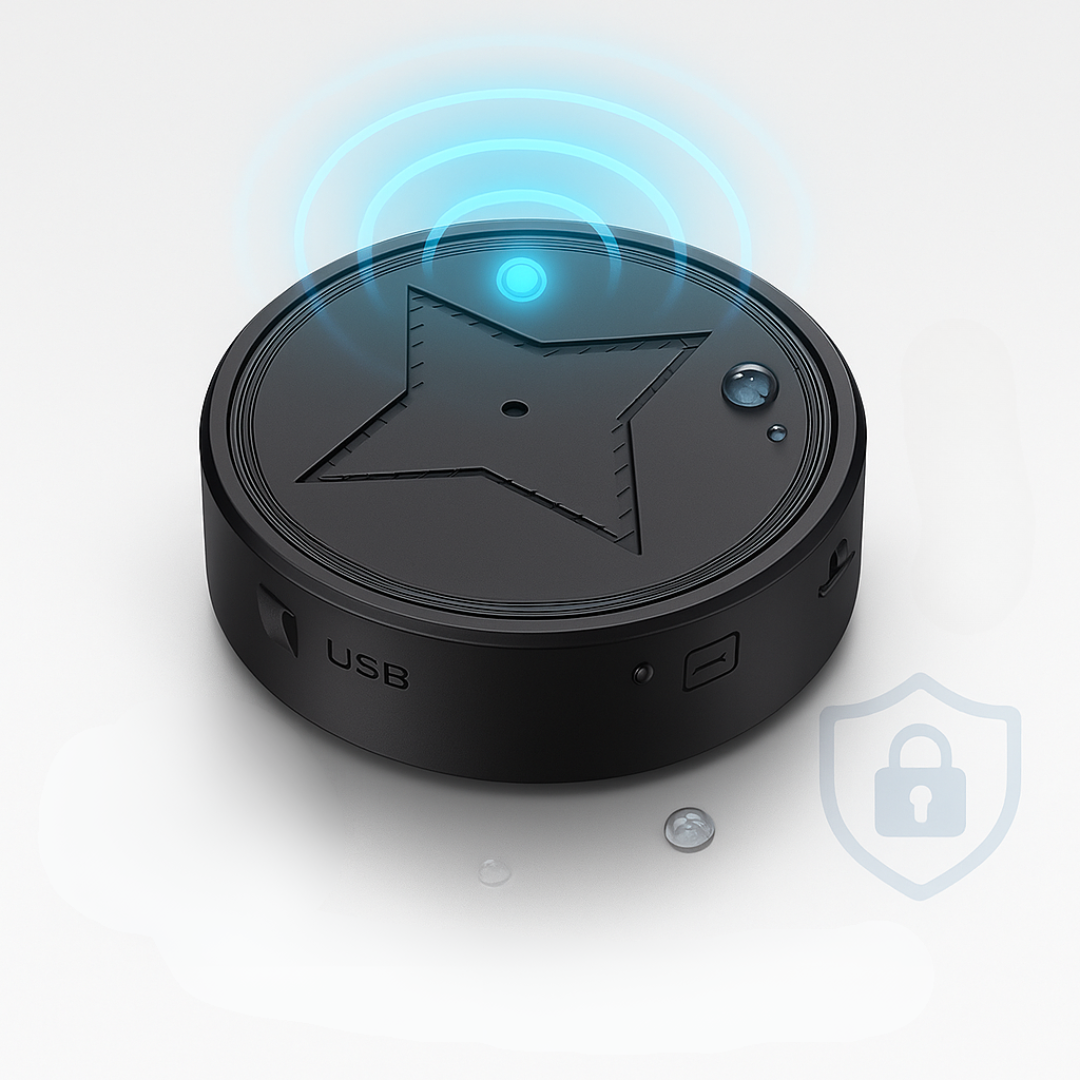 GPS Vehicle Tracker with Magnetic Mount | Real-time Monitoring, Waterproof, Compact Design