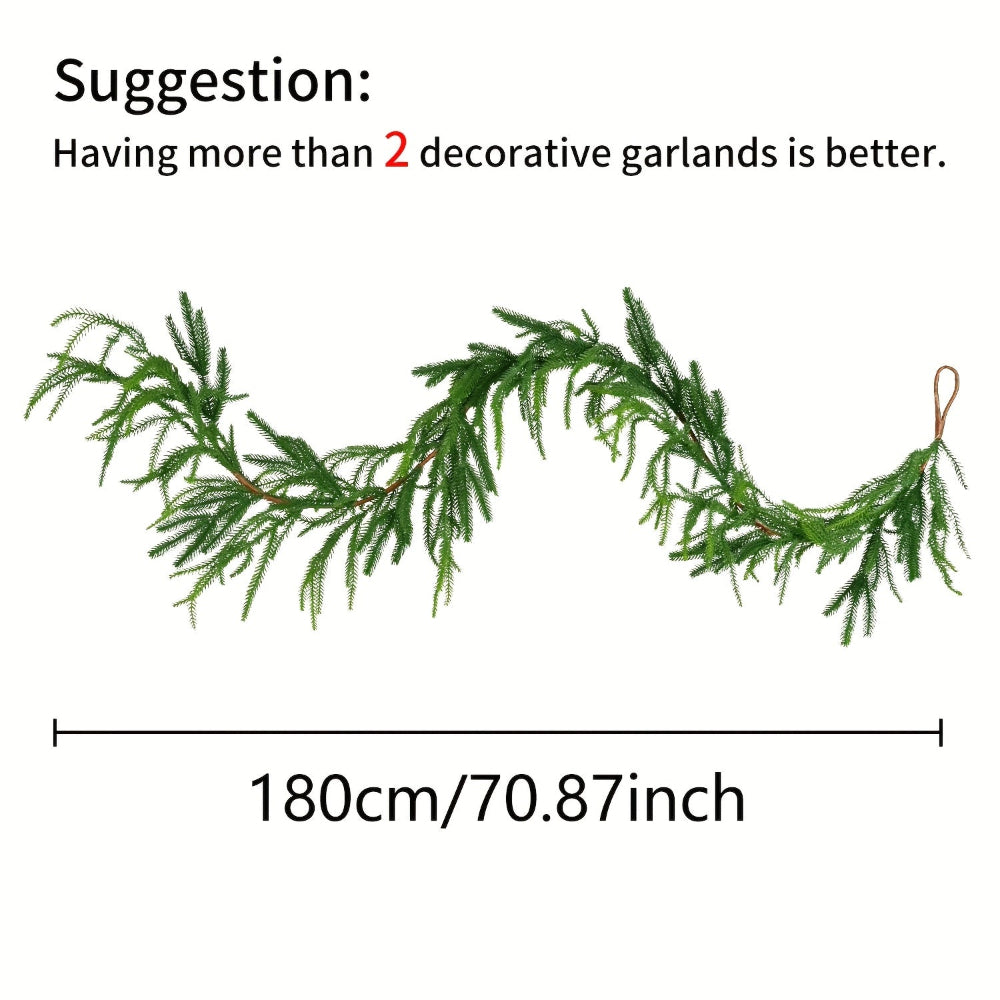 Garlands Artificial Pine Christmas Greenery Table Decoration