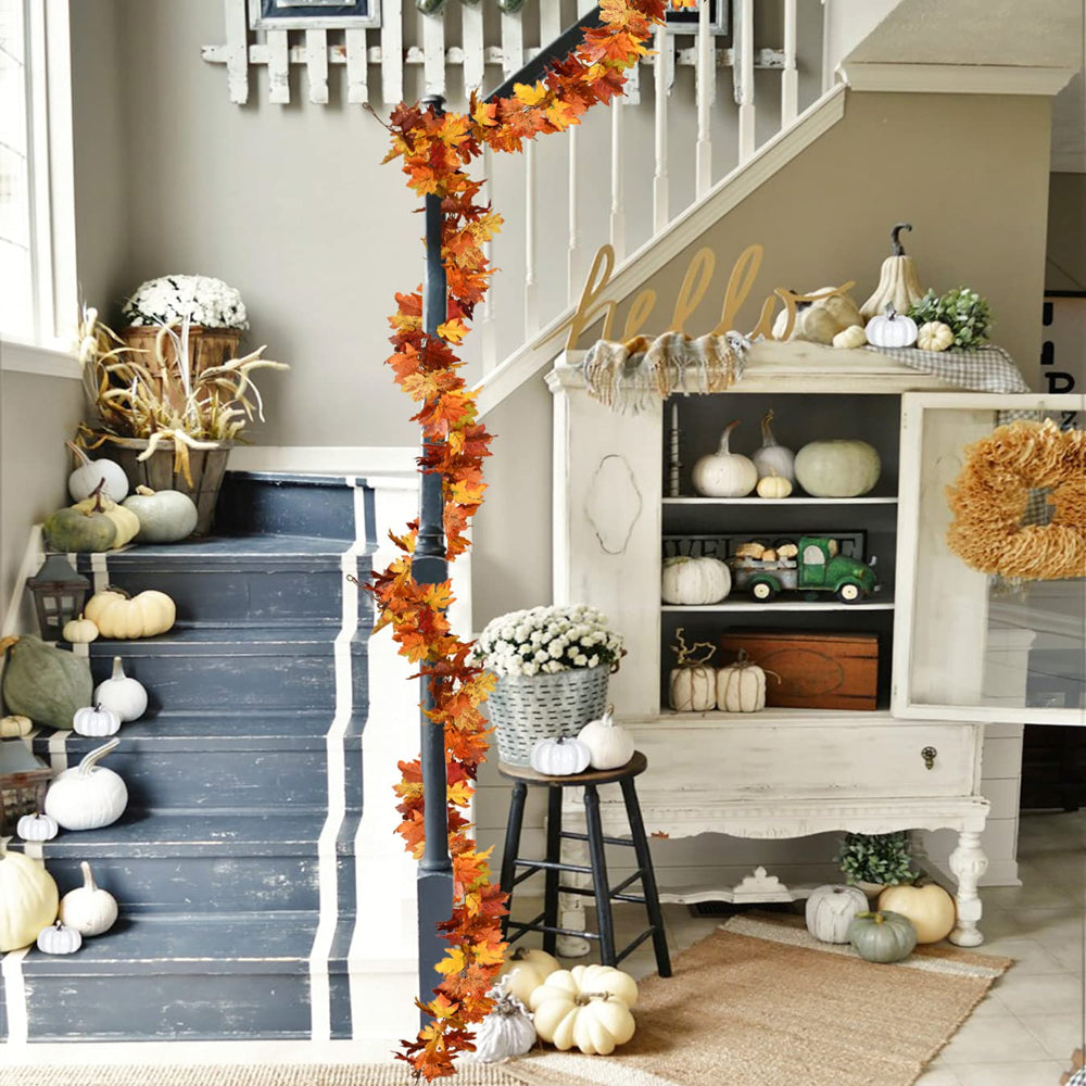 Garlands Maple Leaves Fall Artificial Home Decor Vine