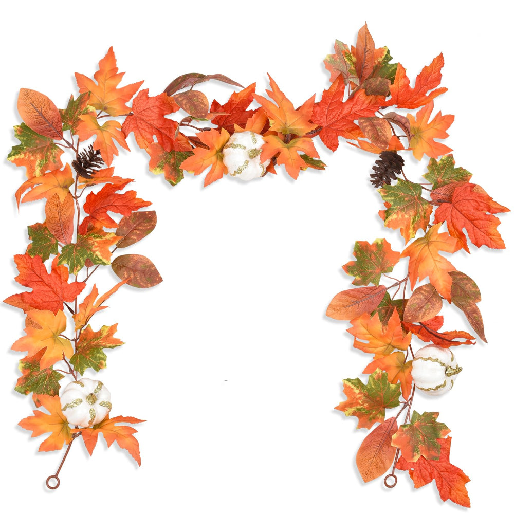 Garlands Maple Leaves Fall Artificial Home Decor Vine