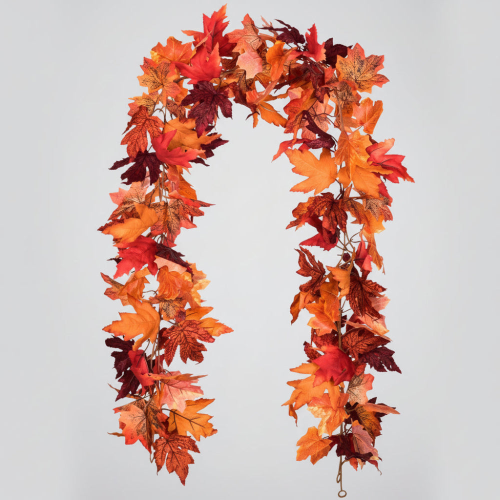 Garlands Maple Leaves Fall Artificial Home Decor Vine
