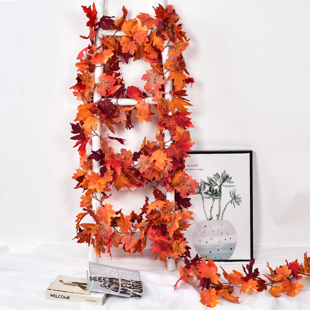 Garlands Maple Leaves Fall Artificial Home Decor Vine