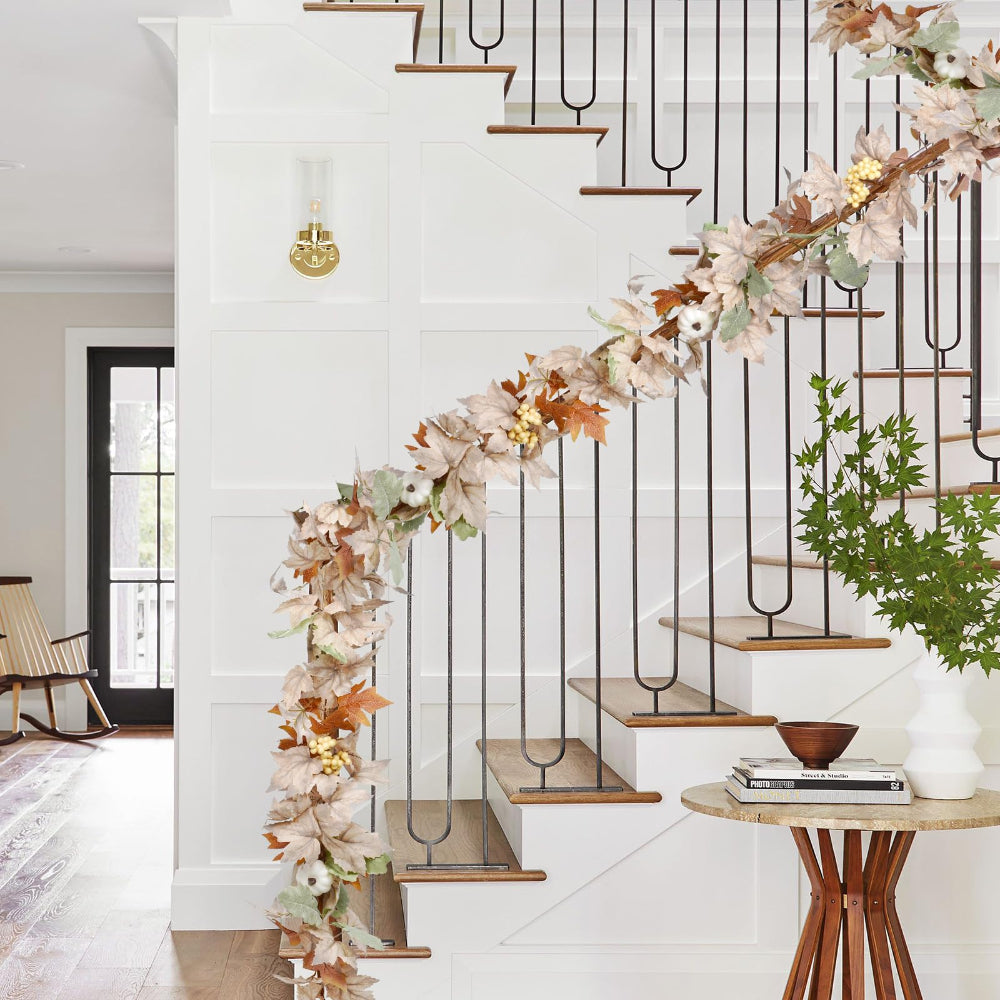 Garlands Maple Leaves Fall Artificial Home Decor Vine