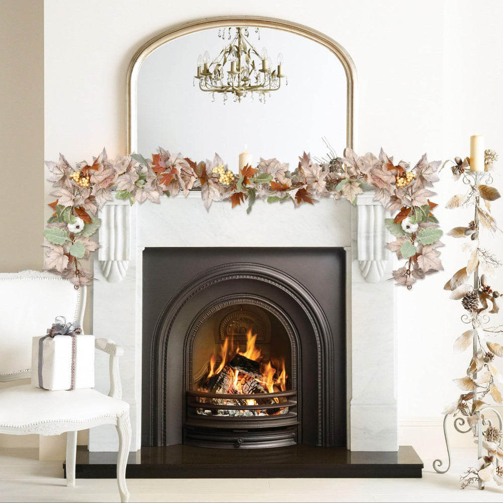 Garlands Maple Leaves Fall Artificial Home Decor Vine