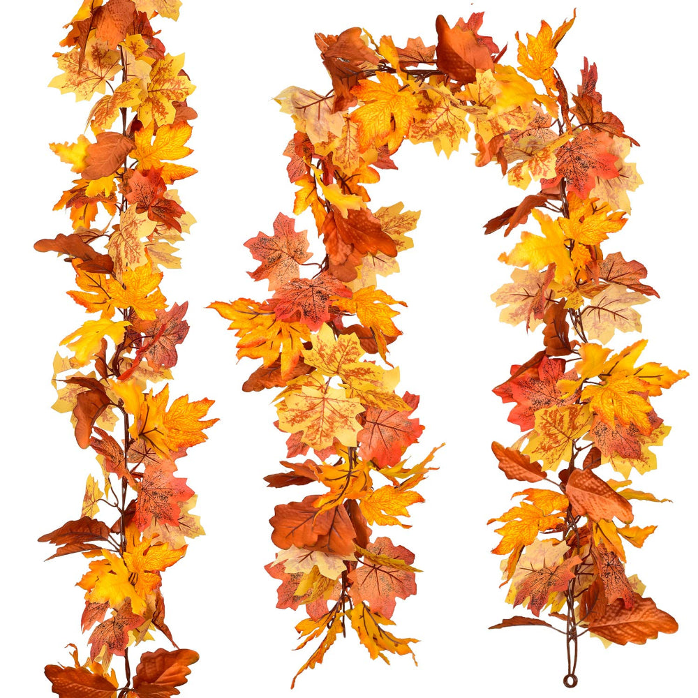 Garlands Maple Leaves Fall Artificial Home Decor Vine