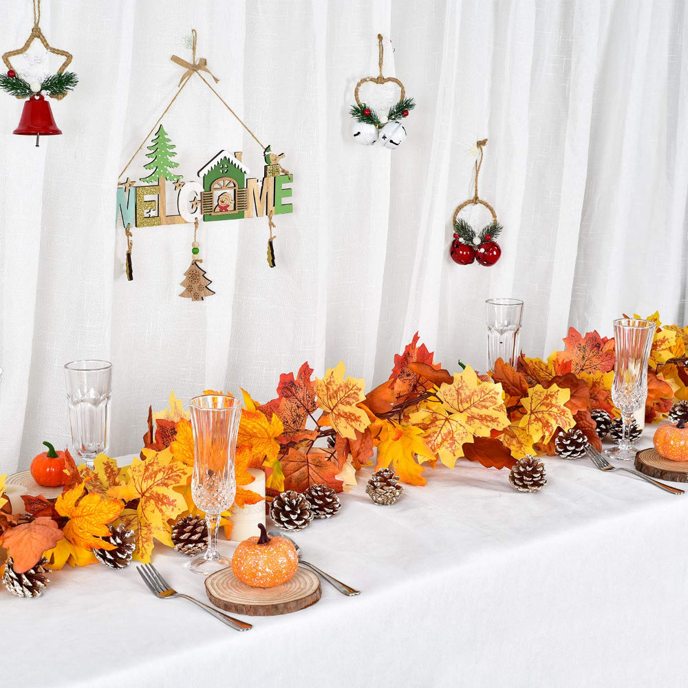 Garlands Maple Leaves Fall Artificial Home Decor Vine