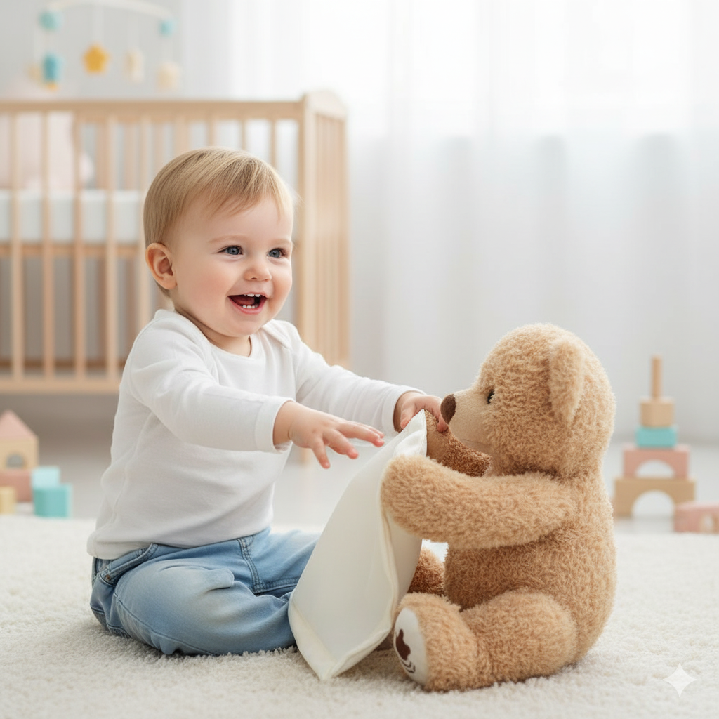 PeekaBear™ - The Cuddly Friend That Plays Peek-A-Boo With You