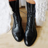 Black Knee High Leather Boots - Stylish Comfort for Every Occasion