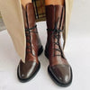 Variant image for Black Knee High Leather Boots - Stylish Comfort for Every Occasion-10