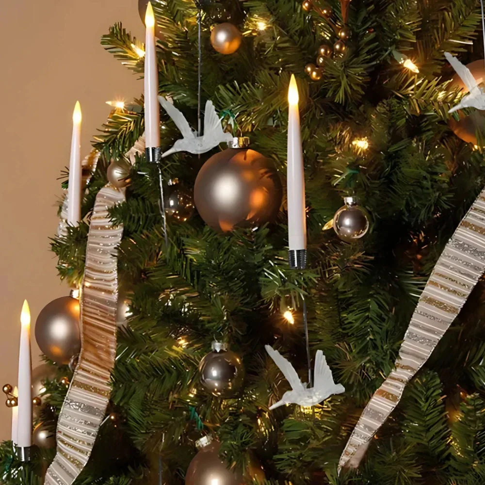 Christmas Tree Lights LED Flameless Candle Set