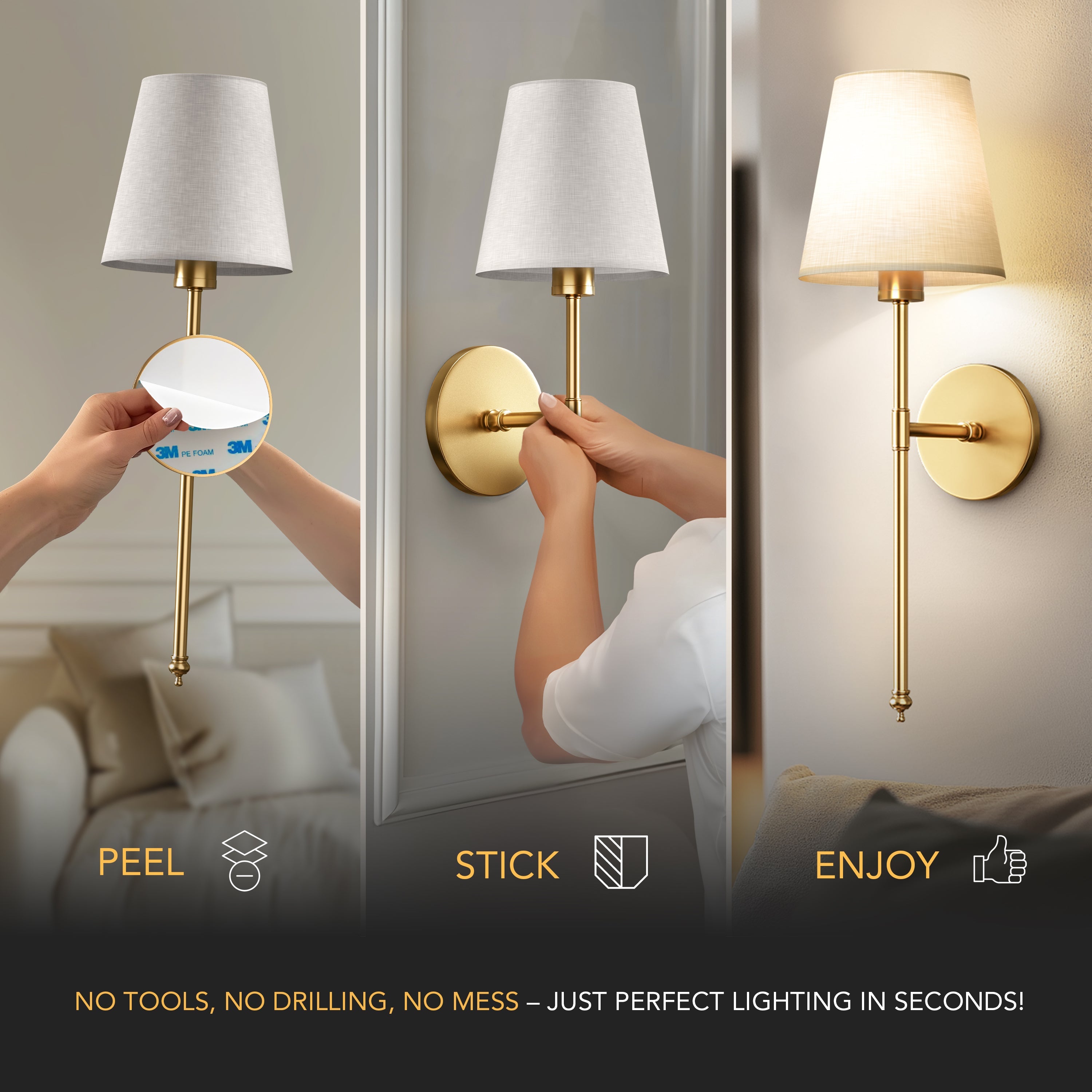 LuxeGlow Sconce™ - Transform Any Room Into a Designer Showpiece in Minutes (+ FREE Mystery bonus)