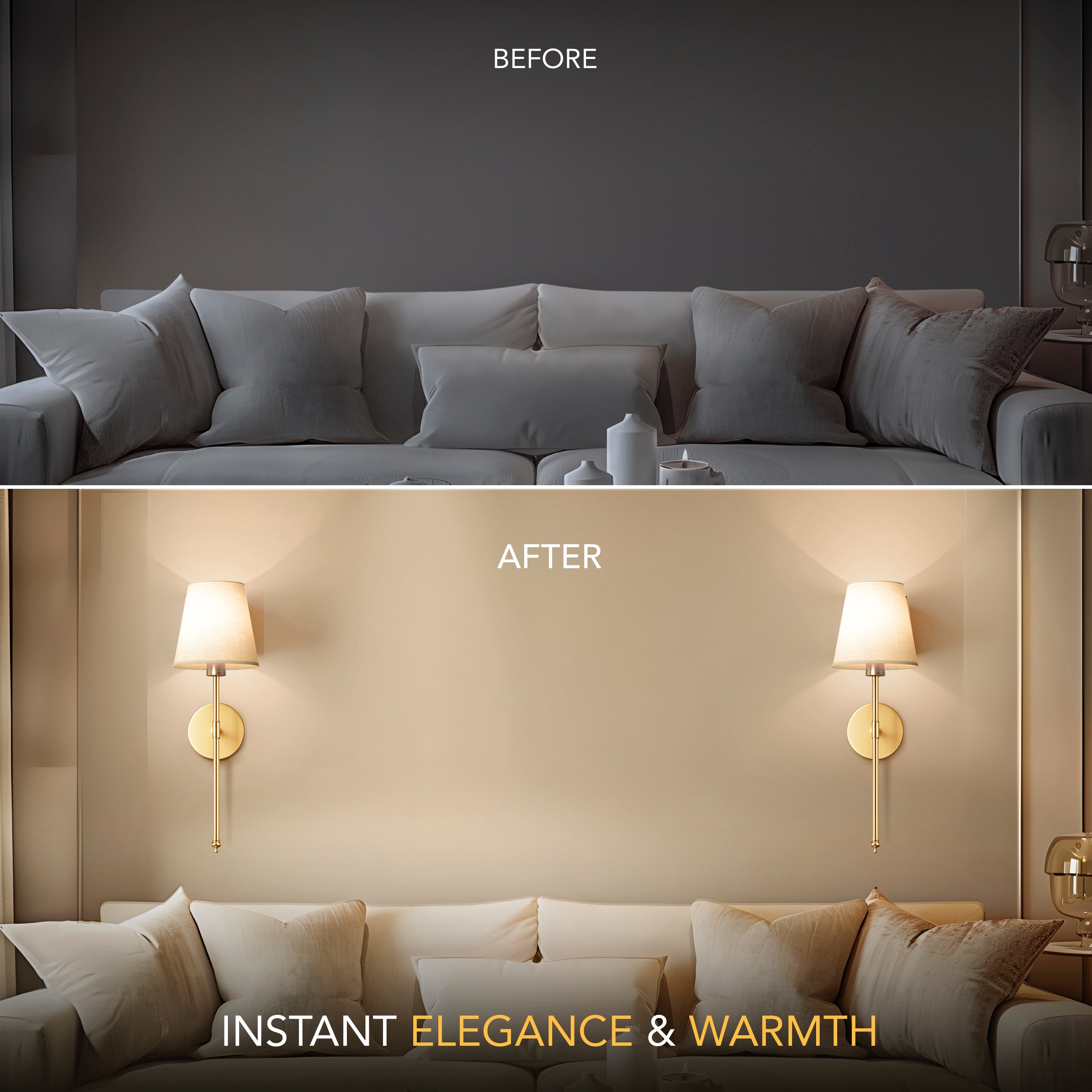 LuxeGlow Sconce™ - Transform Any Room Into a Designer Showpiece in Minutes (+ FREE Mystery bonus)