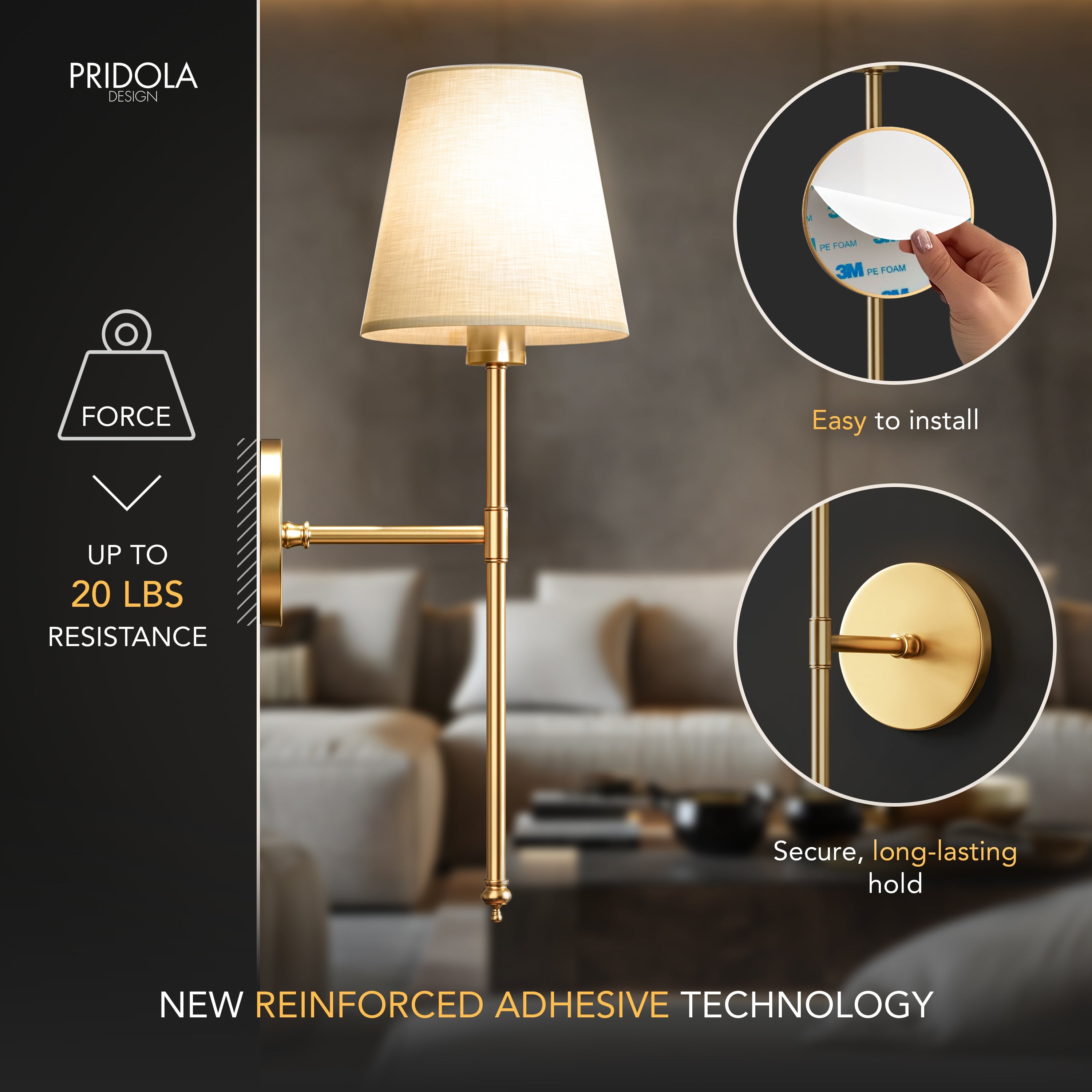 LuxeGlow Sconce™ - Transform Any Room Into a Designer Showpiece in Minutes (+ FREE Mystery bonus)
