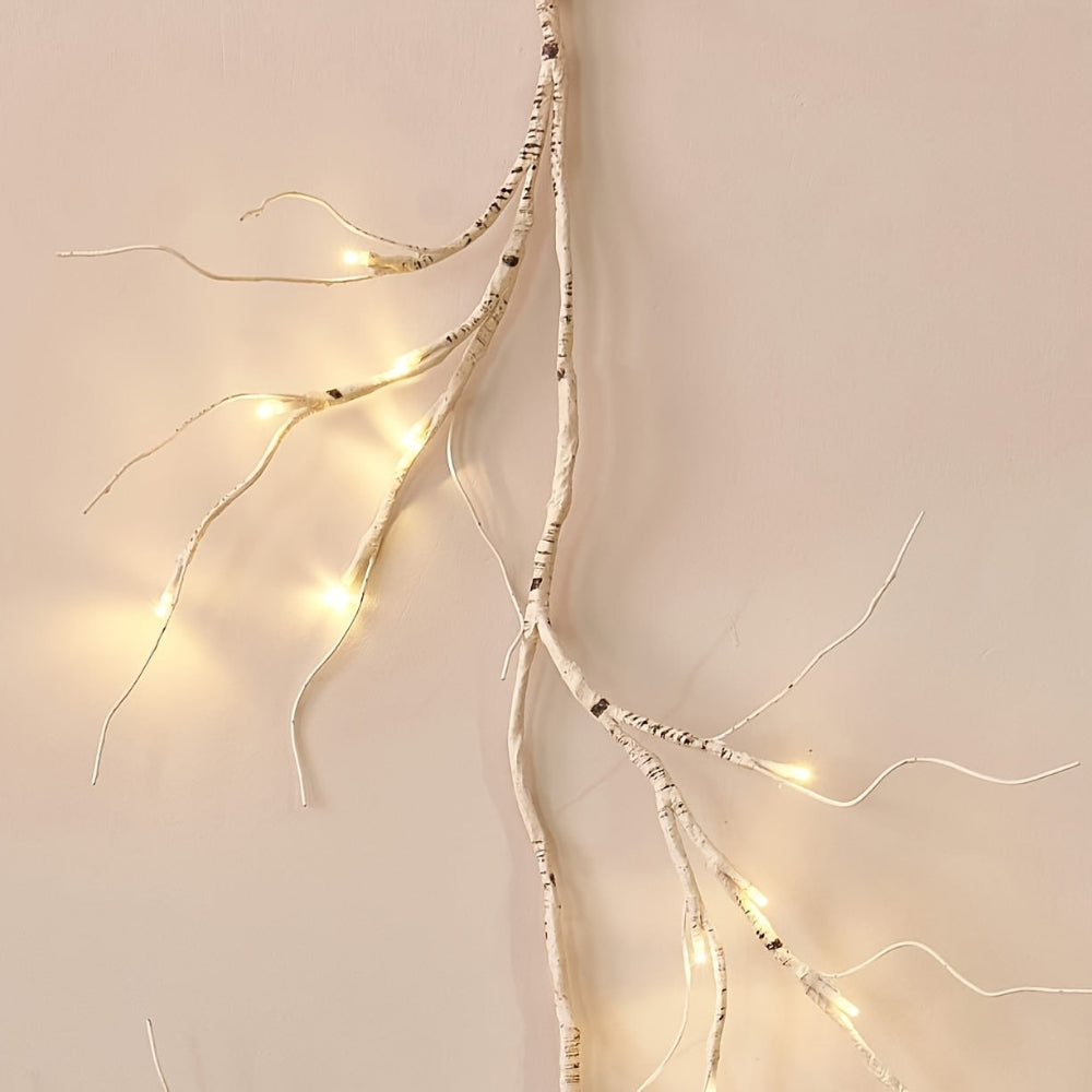 Outdoor Christmas Lights Warm White LED Branch Garland Decoration