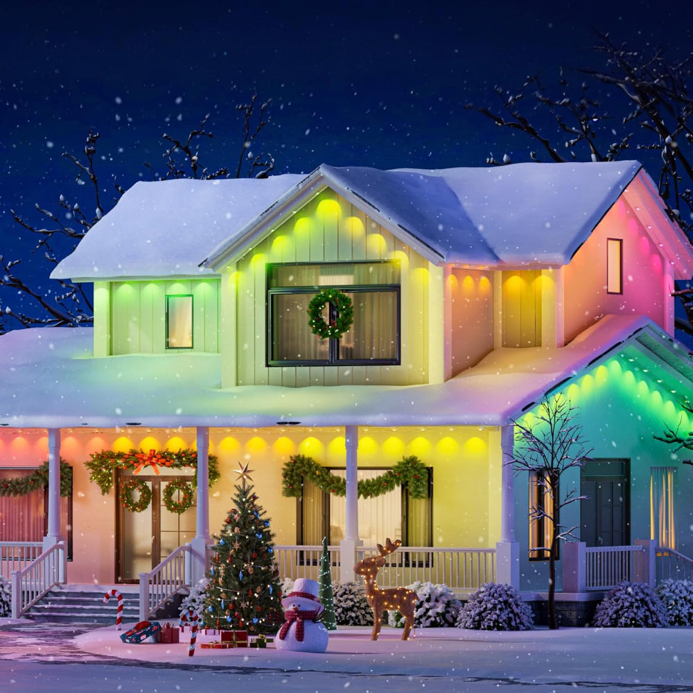 Outdoor Light Smart RGB Permanent House Roof Lighting Set