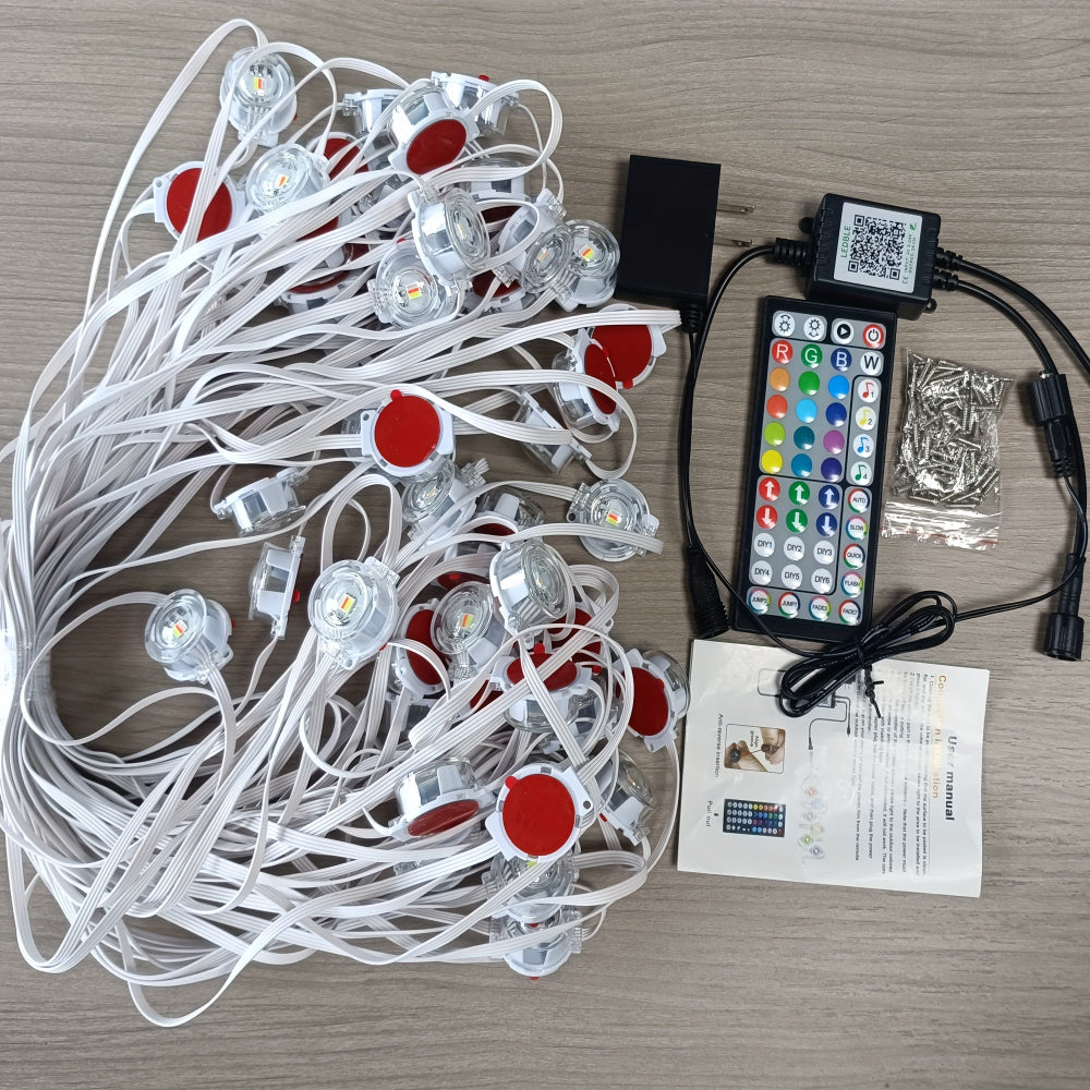 Permanent Christmas Lights RGB Waterproof Outdoor LED Eaves Lighting