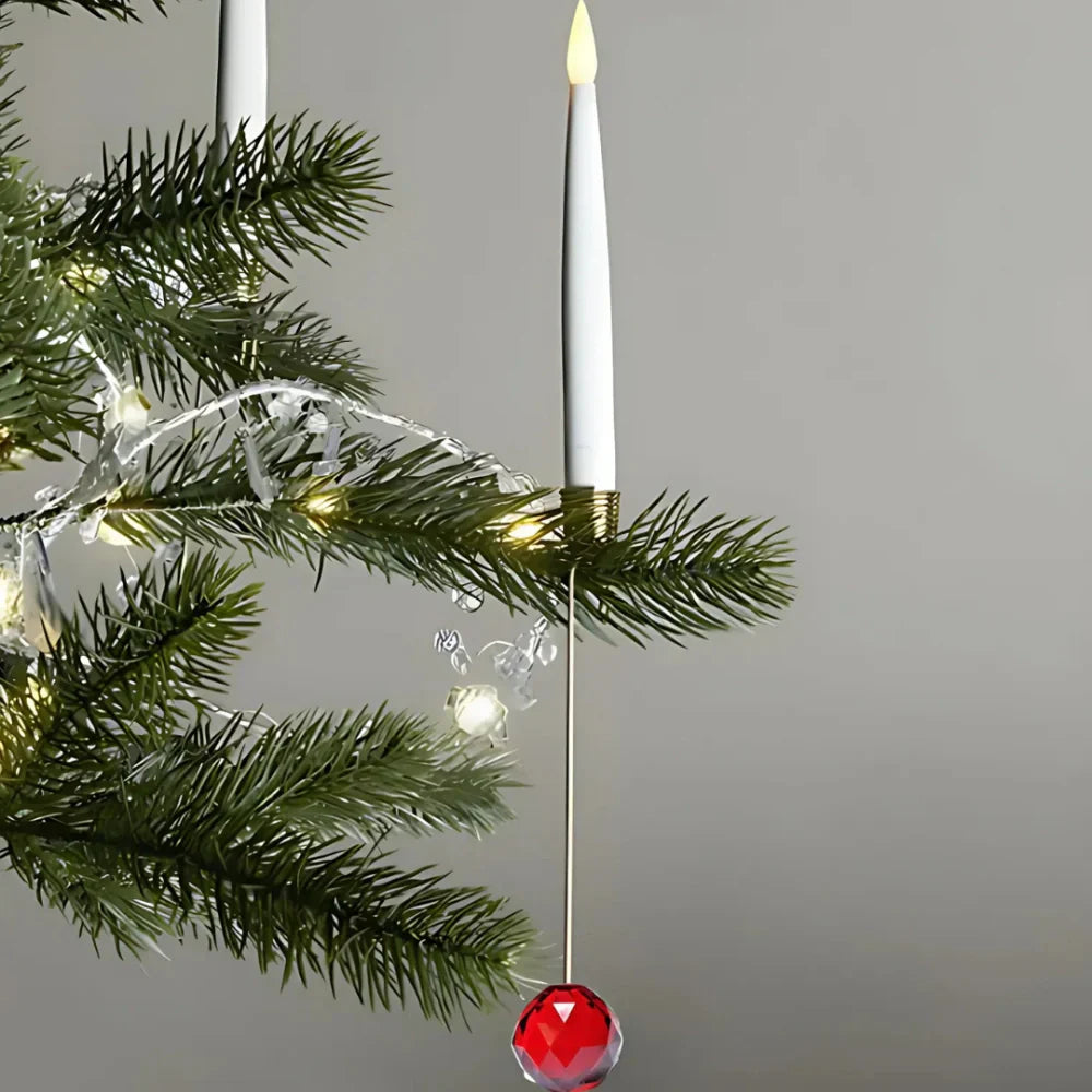 Christmas Tree Lights LED Flameless Candle Set