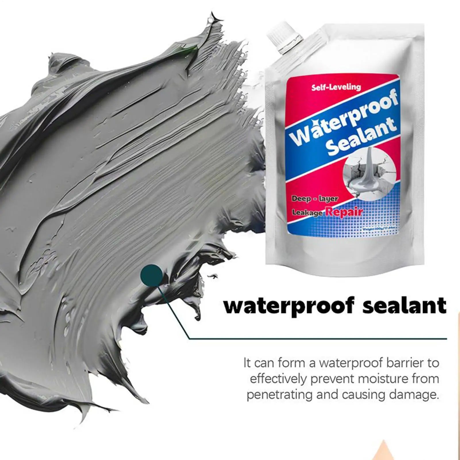 CrackShield™ – Self-Leveling Waterproof Sealant | Stop Cracks From Getting Worse
