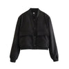 Variant image for Maven Black Bomber Jacket for Women - Effortless Style & Versatile Fit-4