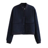 Variant image for Maven Black Bomber Jacket for Women - Effortless Style & Versatile Fit-7