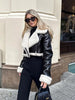 Mabel Shearling Jacket - Luxurious Comfort & Vintage-Inspired Style