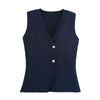 Variant image for Diana Tricot Knit Vest - Elegant Sweater Vest for Women, Versatile Style-7